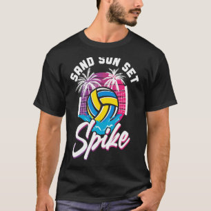 T-shirt Équipe de volley-ball Retro Vintage 90s 80s Sand