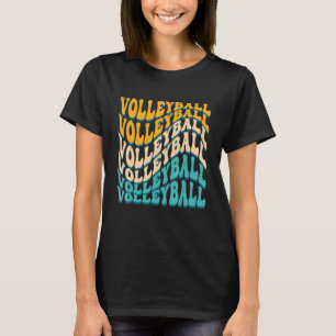T-shirt Équipe de volley-ball sportif de rétro Sport Net S
