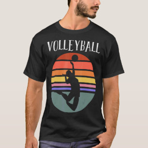 T-shirt Équipe de volleyball Sport de volleyball rétro