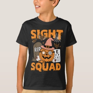 T-shirt Équipe de vue Halloween Optométrie Opticien Optomé
