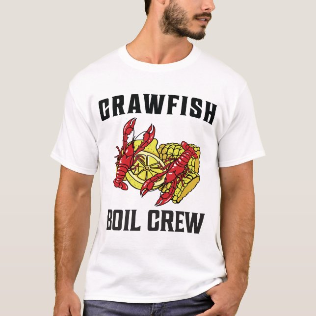 T-shirt Équipe d'ébullition de l'écrevisse (Devant)