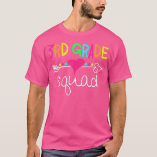 T-shirt Équipe d'élèves de 3e année Troisième équipe d'ens