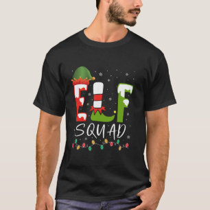 T-shirt Équipe d'elfes Pyjamas de Noël Cousin Crew Réunion