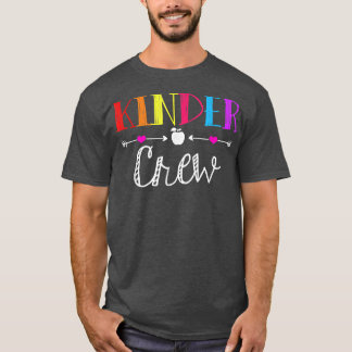 T-shirt Équipe D'Enfants Enseignant De Jardin D'Enfants Re