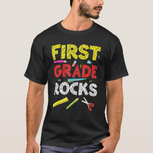 T-shirt Équipe d'enseignant(e)s élève de 1re année Rocks R