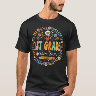 T-shirt Équipe d'enseignants de 1re année Retour à l'école