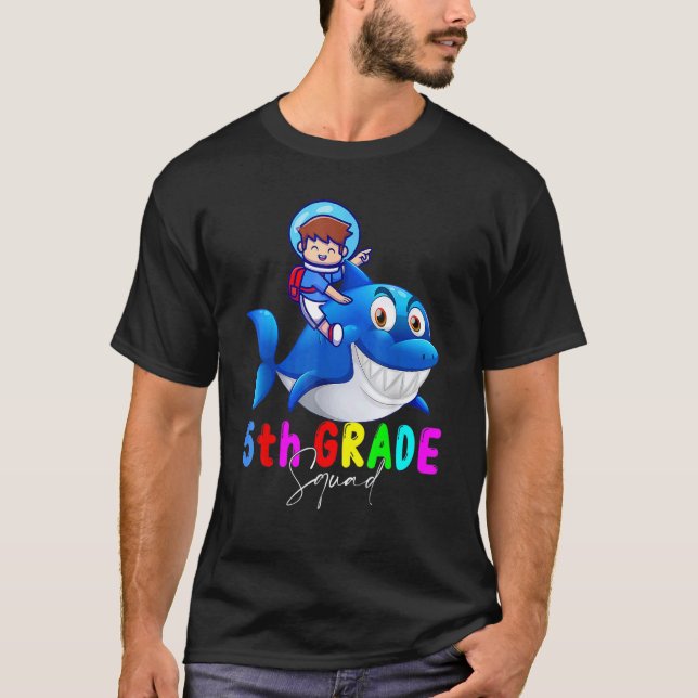 T-shirt Équipe d'enseignants de 5e année pour enfants Reto (Devant)