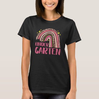 T-shirt Équipe d'enseignants de la maternelle arc-en-ciel