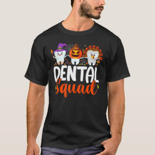 T-shirt Équipe Dentaire Dentiste de Tooth Thanksgiving Hal