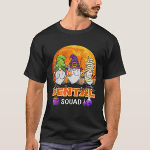 T-shirt Équipe dentaire Halloween Dentiste Gnome Correspon
