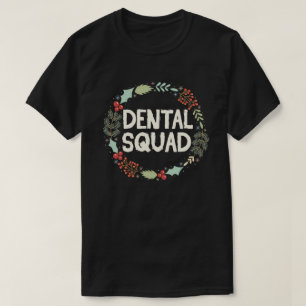 T-shirt Équipe dentaire Père Noël Dentil assistant dent