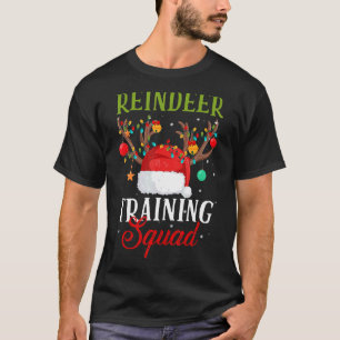 T-shirt Équipe d'entraînement des rennes de Noël Fa