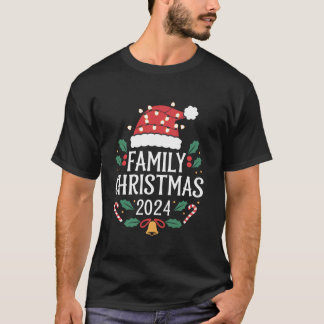 T-shirt Équipe des costumes de Noël de la famille 2024 Pèr