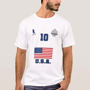 T-shirt Équipe des États-Unis de football Soccer USMNT 10 