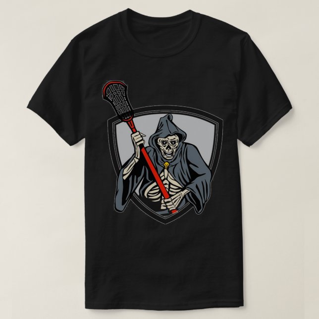 T-shirt Équipe des fans d'entraîneurs de Lacrosse Hallowee (Design devant)