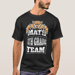 T-shirt Équipe des maths Enseignants de 8e année Étudiants