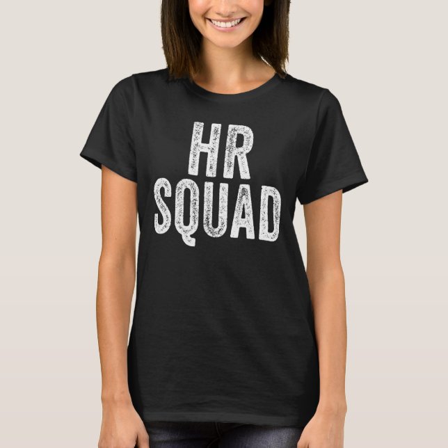 T-shirt Équipe Des Ressources Humaines Équipe Des Chefs Co (Devant)