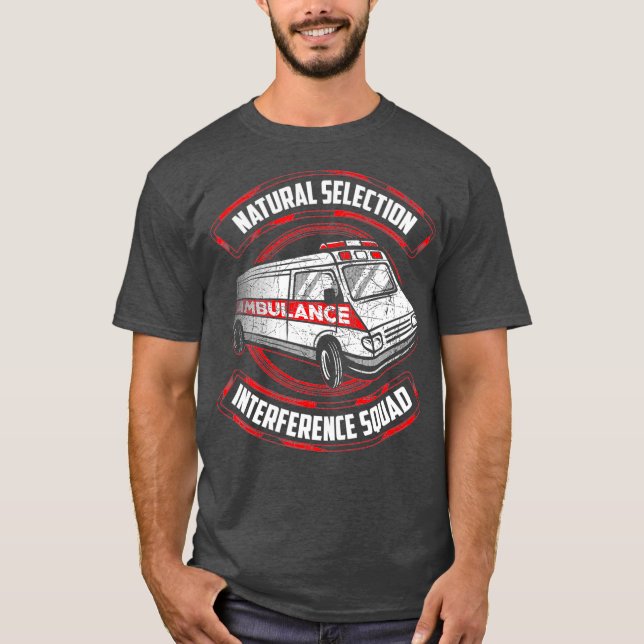 T-shirt Équipe d'interférence de sélection naturelle (Devant)