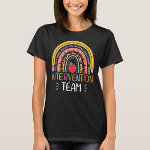 T-shirt Équipe d'intervention de l'équipe Rti Équipe d'ens