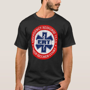 T-shirt Équipe d'intervention d'urgence Ert Vintage