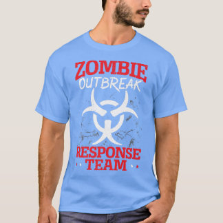 T-shirt Équipe d'intervention en cas d'éclosion de zombie 