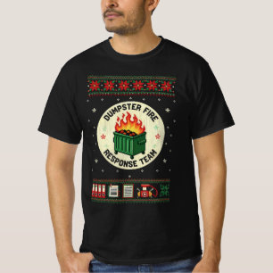 T-shirt Équipe d'intervention en cas d'incendie de benne –