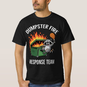 T-shirt Équipe d'intervention en cas d'incendie de benne l