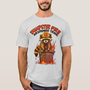 T-shirt Équipe d'intervention pour les décharges en feu !