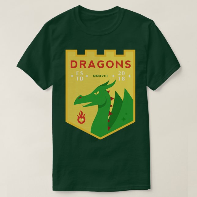 T-shirt Équipe Dragon (Design devant)