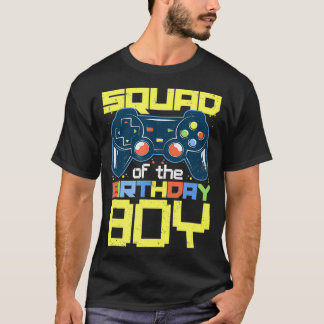 T-shirt Équipe du gamer Garçon Jeu vidéo correspondant Bir