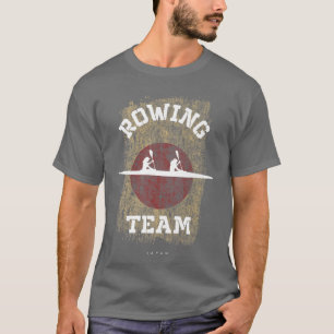 T-shirt Équipe du Japon d'aviron Oarswoman Rower Girl Rowi