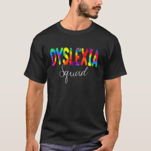 T-shirt Équipe Dyslexie Tie Dye Appreciation de rentrée sc