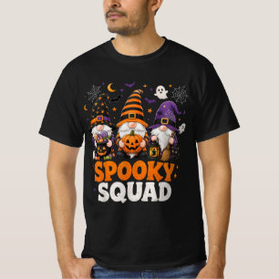 T-shirt Équipe effrayante Gnome d'Halloween