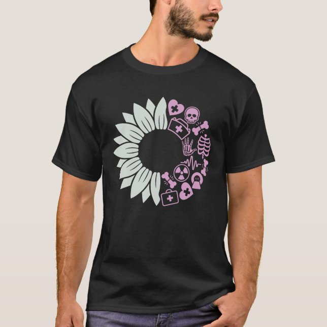 T-shirt Équipe étudiante en technologie de radiologie Futu (Devant)