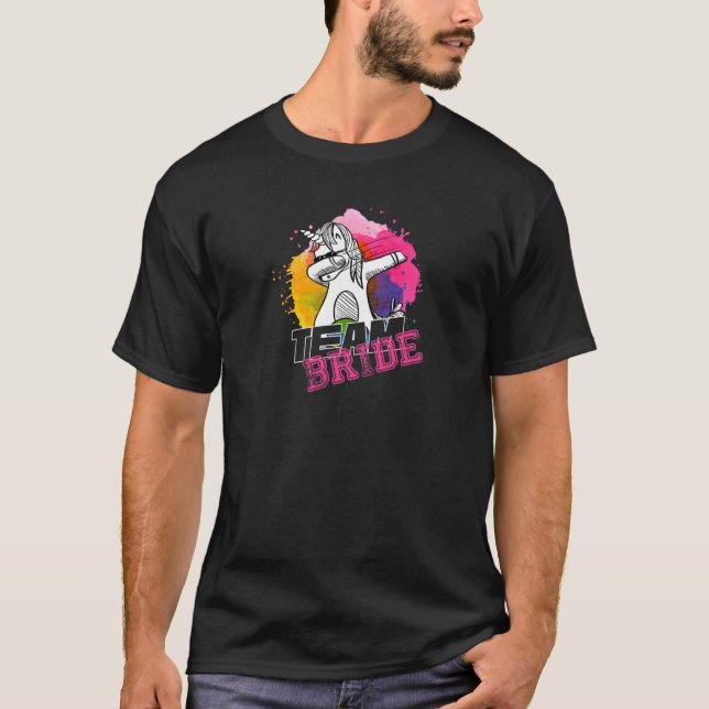 T-shirt Équipe Femme Mariée  Femmes Enterrement de Vie de  (Devant)