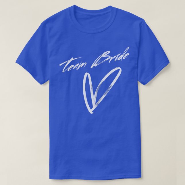 T-shirt Équipe Femmes Mariée Mariée Devenir Mariée Tet Des (Design devant)