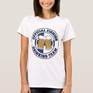 T-shirt Équipe Finlandaise Officielle de Boisson