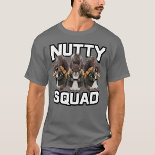 T-shirt Équipe Folle, Équipe de Snack de Écureuil