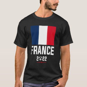 T-shirt Équipe France soutien Football Soccer 2022 Merchan
