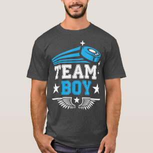 T-shirt Équipe Garçon Drôle Hockey Thématique de Révélatio