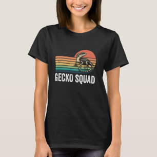 T-shirt Équipe Gecko attrapeur de lézard drôle rétro Gecko