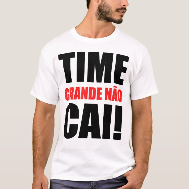 T-shirt ÉQUIPE GRANDE NE TOMBE PAS (Blanc) (Devant)