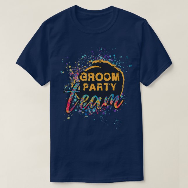 T-shirt Équipe Groomx27s (Design devant)