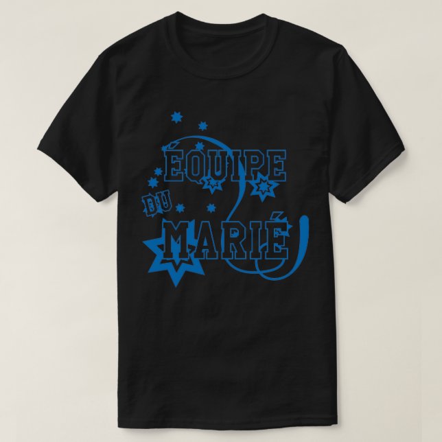 T-shirt Équipe Groomx27s 2 (Design devant)