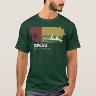 T-shirt Équipe Guinée-Bissau de remorquage Oarswoman Rower