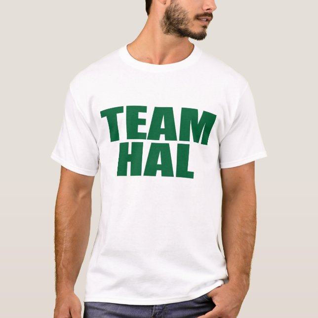 T-shirt Équipe Hal (lumière) (Devant)