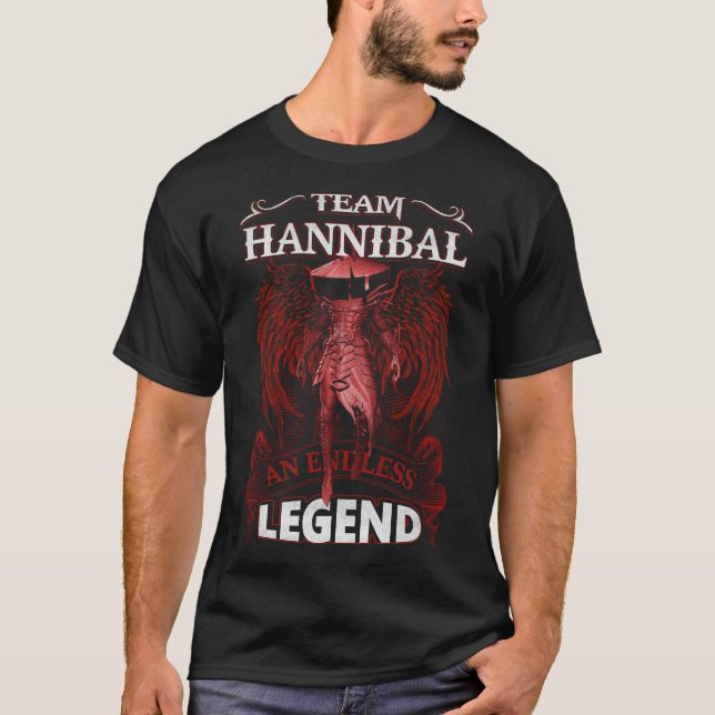 T-shirt Équipe HANNIBAL - Une LÉGENDE infinie (Devant)