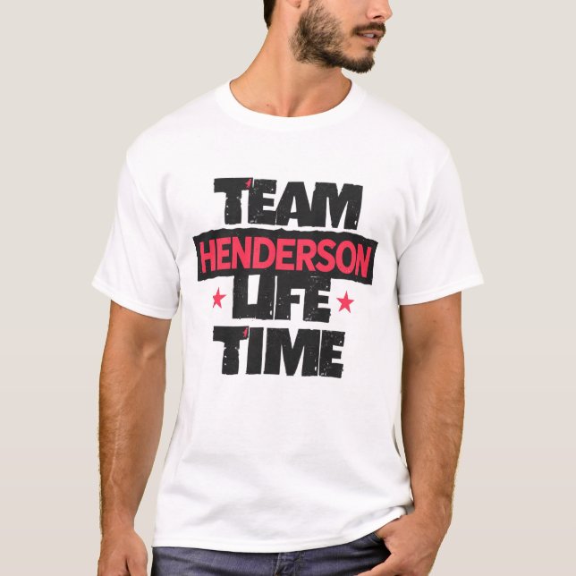 T-shirt Équipe Henderson (Devant)
