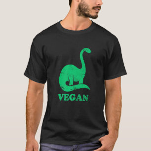 T-shirt Équipe Herbivore Vegan Brontosaurus Plante végétar