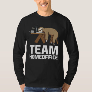T-shirt Équipe Home Office Sleeping Sloth Home Office 2021